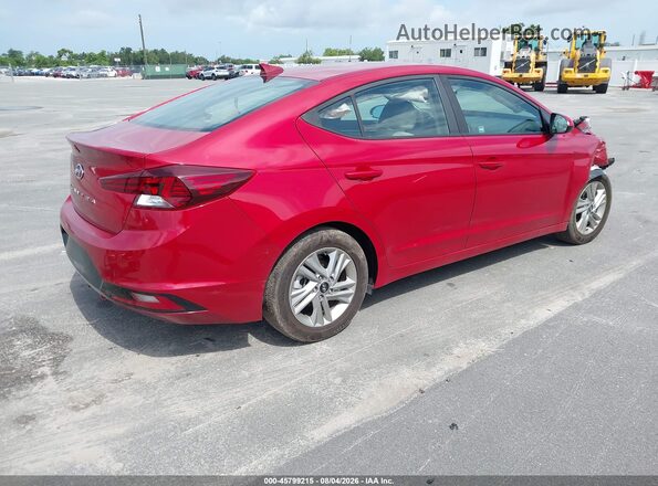 KMHD84LF1LU075445 2020 HYUNDAI ELANTRA Красный Задняя правая четверть