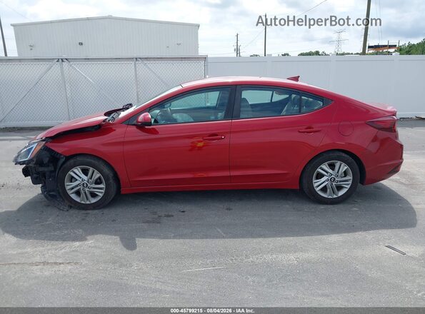 KMHD84LF1LU075445 2020 HYUNDAI ELANTRA Красный Панорамный вид салона 360°