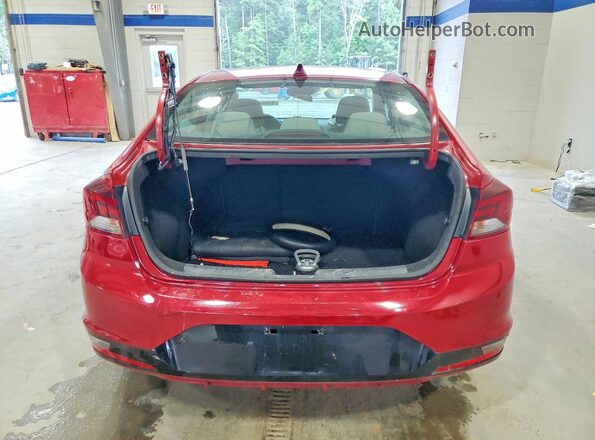 KMHD84LF1LU092505 2020 HYUNDAI ELANTRA Red Widok z tyłu