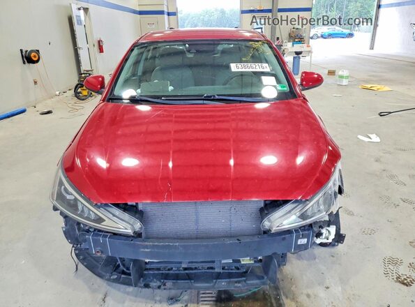 KMHD84LF1LU092505 2020 HYUNDAI ELANTRA Red Widok z przodu