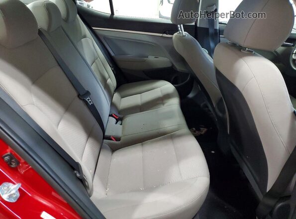 KMHD84LF1LU092505 2020 HYUNDAI ELANTRA Red Widok tylnych siedzeń