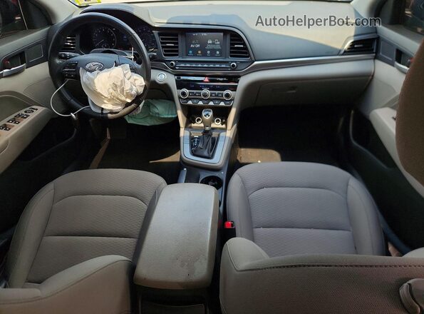 KMHD84LF1LU107438 2020 HYUNDAI ELANTRA Black წინა პანელის ხედი