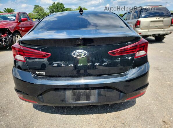 KMHD84LF1LU107438 2020 HYUNDAI ELANTRA Black უკანა ხედი