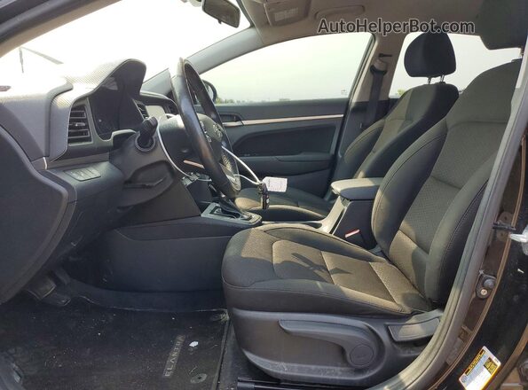 KMHD84LF1LU914297 2020 HYUNDAI ELANTRA Black წინა სალონის ხედი