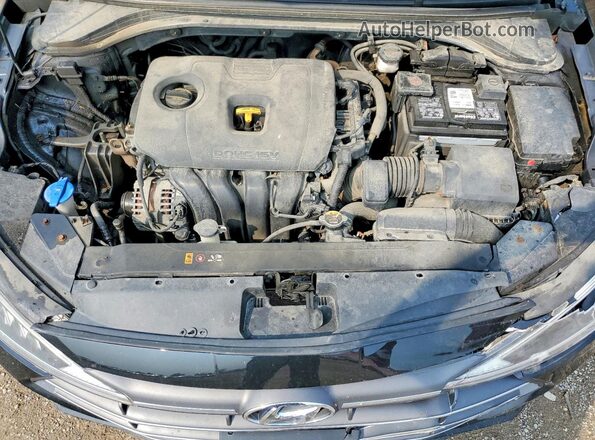 KMHD84LF1LU914297 2020 HYUNDAI ELANTRA Black უკანა სალონის ხედი