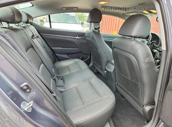 KMHD84LF2HU086901 2017 HYUNDAI ELANTRA Серый Вид задних сидений