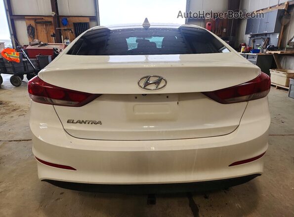 KMHD84LF2HU146420 2017 HYUNDAI ELANTRA White Հետևի տեսք