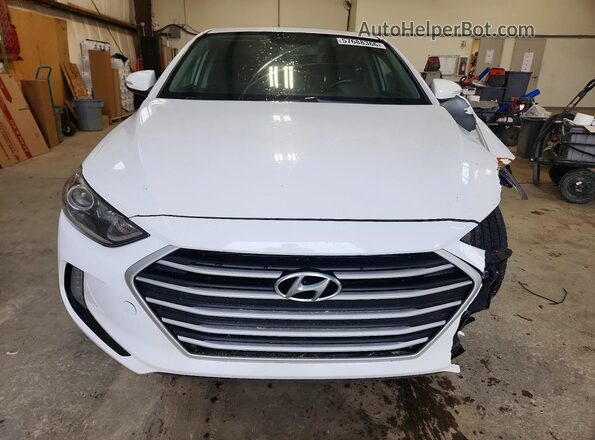 KMHD84LF2HU146420 2017 HYUNDAI ELANTRA White Դիմացի տեսք