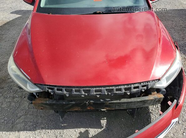 KMHD84LF2HU152489 2017 HYUNDAI ELANTRA Red უკანა სალონის ხედი