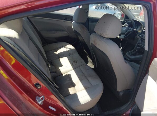 KMHD84LF2HU195617 2017 HYUNDAI ELANTRA Red VIN კოდის სტიკერის ხედი
