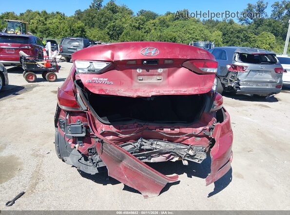 KMHD84LF2HU195617 2017 HYUNDAI ELANTRA Red 