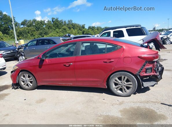 KMHD84LF2HU195617 2017 HYUNDAI ELANTRA Red სალონის 360-გრადუსიანი ხედი