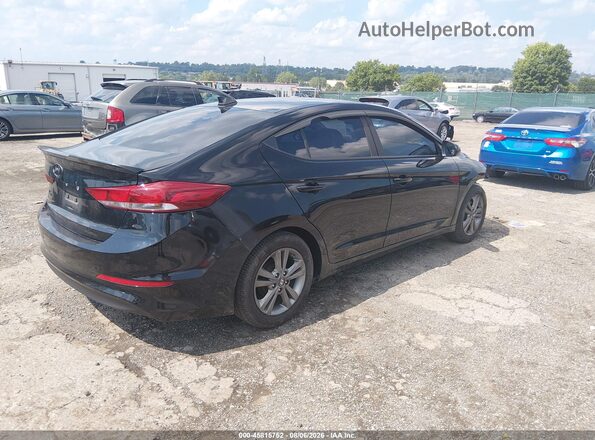 KMHD84LF2HU237218 2017 HYUNDAI ELANTRA Черный Задняя правая четверть