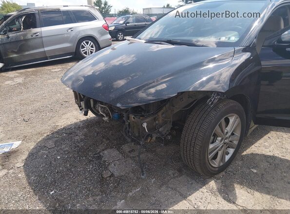 KMHD84LF2HU237218 2017 HYUNDAI ELANTRA Черный Вид спереди