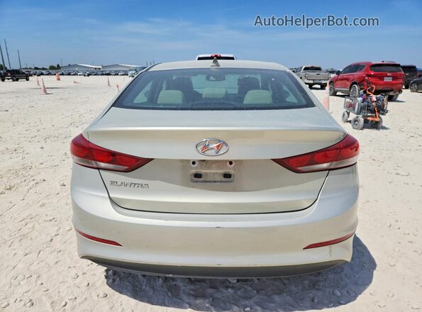KMHD84LF2HU243620 2017 HYUNDAI ELANTRA Beige Widok zestawu wskaźników