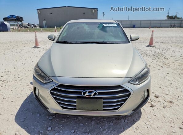 KMHD84LF2HU243620 2017 HYUNDAI ELANTRA Beige Widok wnętrza z przodu