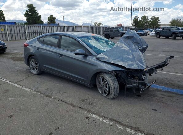 KMHD84LF2HU248882 2017 HYUNDAI ELANTRA Серый Передняя правая четверть