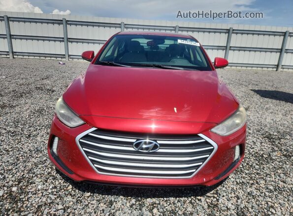 KMHD84LF2HU253886 2017 HYUNDAI ELANTRA Red Вид спереду