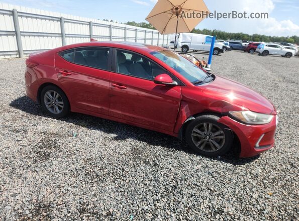 KMHD84LF2HU253886 2017 HYUNDAI ELANTRA Red Передня права чверть
