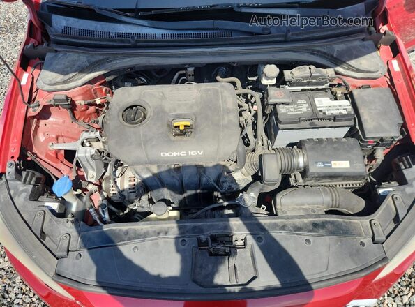 KMHD84LF2HU253886 2017 HYUNDAI ELANTRA Red Вид задньої частини салону