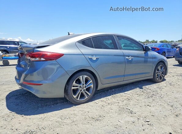 KMHD84LF2HU359268 2017 HYUNDAI ELANTRA Gray Задня права чверть