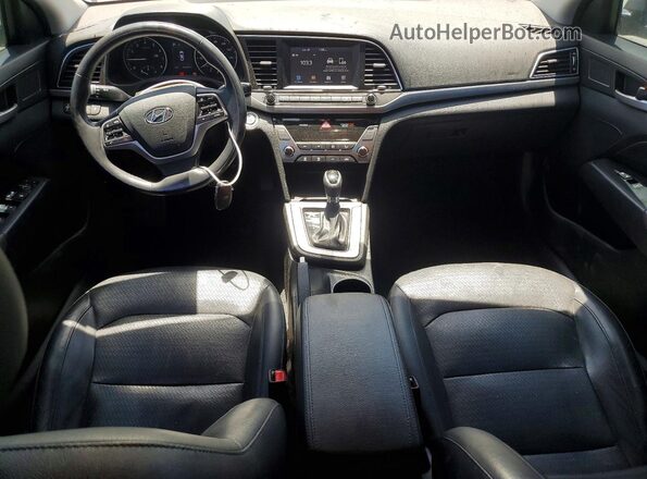 KMHD84LF2HU359268 2017 HYUNDAI ELANTRA Gray Вид панелі приладів