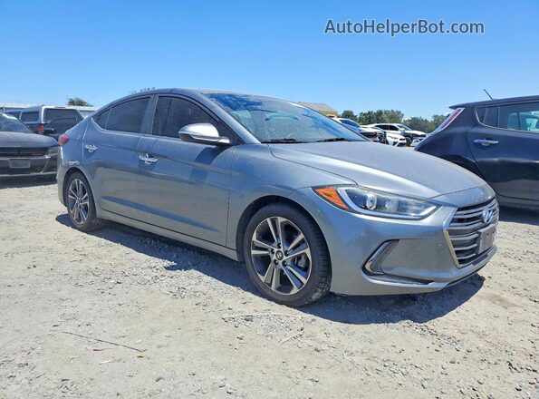 KMHD84LF2HU359268 2017 HYUNDAI ELANTRA Gray Передня права чверть
