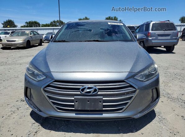 KMHD84LF2HU359268 2017 HYUNDAI ELANTRA Gray Вид спереду
