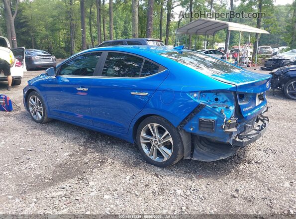 KMHD84LF2HU359898 2017 HYUNDAI ELANTRA Blue Tył lewy