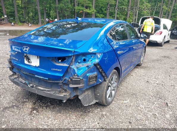 KMHD84LF2HU359898 2017 HYUNDAI ELANTRA Blue Tył prawy