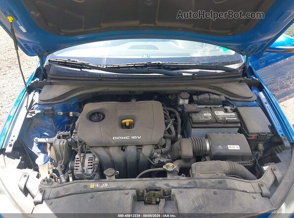 KMHD84LF2HU359898 2017 HYUNDAI ELANTRA Blue Widok z tyłu