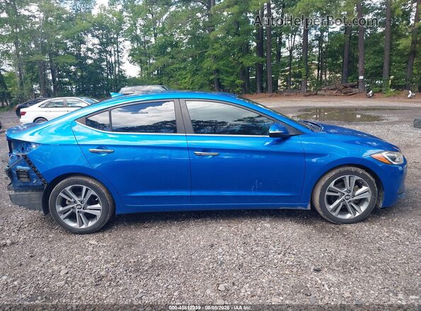 KMHD84LF2HU359898 2017 HYUNDAI ELANTRA Blue Widok wnętrza 360 stopni