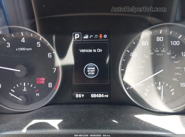 KMHD84LF2HU359898 2017 HYUNDAI ELANTRA Blue 