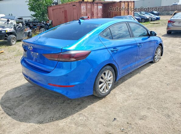 KMHD84LF2HU361831 2017 HYUNDAI ELANTRA Синий Задняя правая четверть
