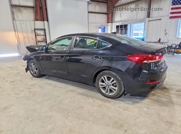 KMHD84LF2JU492134 2018 HYUNDAI ELANTRA Black Задня ліва чверть