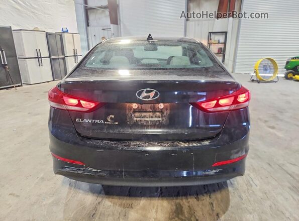 KMHD84LF2JU492134 2018 HYUNDAI ELANTRA Black Вид ззаду