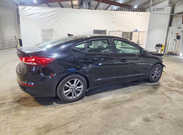 KMHD84LF2JU492134 2018 HYUNDAI ELANTRA Black Задня права чверть
