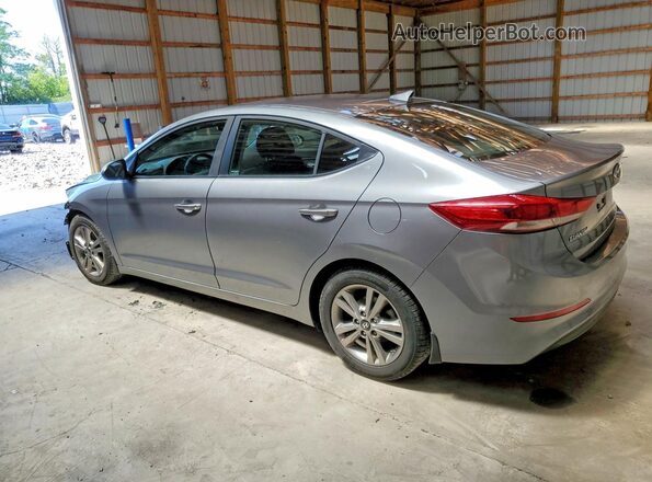KMHD84LF2JU494739 2018 HYUNDAI ELANTRA Серый Задняя левая четверть