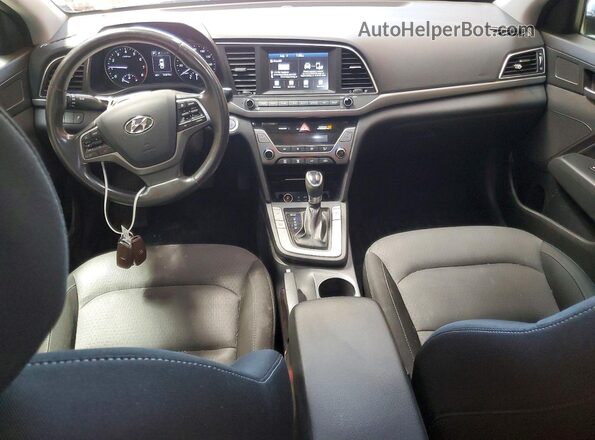 KMHD84LF2JU494739 2018 HYUNDAI ELANTRA Серый Вид панели приборов