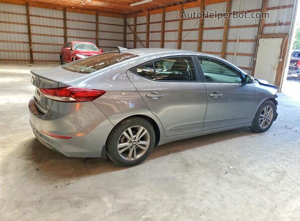 KMHD84LF2JU494739 2018 HYUNDAI ELANTRA Серый Задняя правая четверть