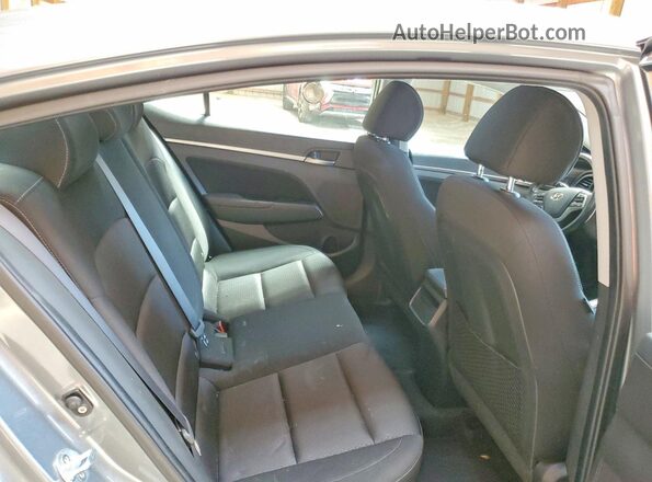 KMHD84LF2JU494739 2018 HYUNDAI ELANTRA Серый Вид задних сидений