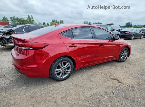 KMHD84LF2JU512818 2018 HYUNDAI ELANTRA Red Tył prawy