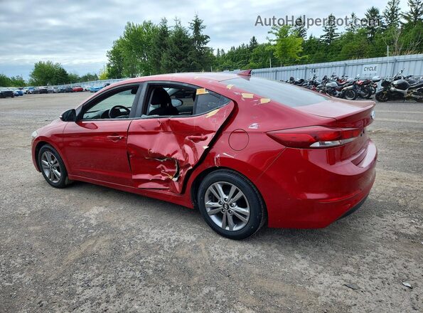 KMHD84LF2JU512818 2018 HYUNDAI ELANTRA Red Tył lewy
