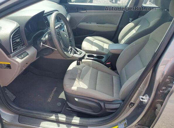 KMHD84LF2JU537606 2018 HYUNDAI ELANTRA Gray Սալոնի դիմացի տեսք