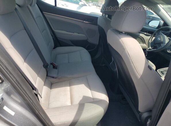 KMHD84LF2JU537606 2018 HYUNDAI ELANTRA Gray Հետևի նստատեղերի տեսք