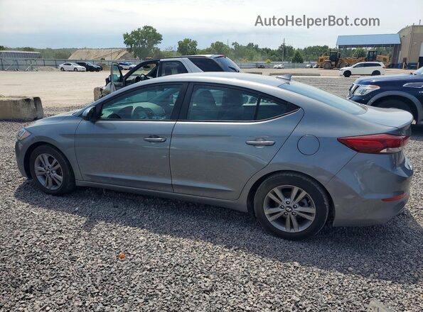 KMHD84LF2JU537606 2018 HYUNDAI ELANTRA Gray Հետևի ձախ