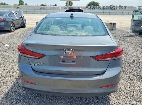 KMHD84LF2JU537606 2018 HYUNDAI ELANTRA Gray Հետևի տեսք