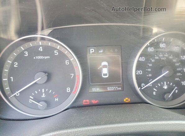 KMHD84LF2JU537606 2018 HYUNDAI ELANTRA Gray Սարքավորումների վահանակի տեսք