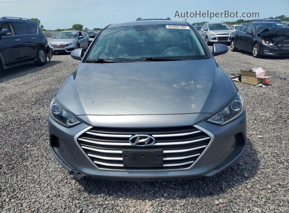 KMHD84LF2JU537606 2018 HYUNDAI ELANTRA Gray Դիմացի տեսք