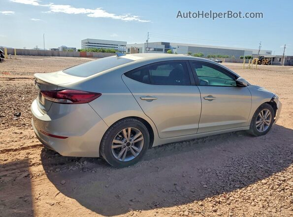 KMHD84LF2JU622820 2018 HYUNDAI ELANTRA Золотой Задняя правая четверть